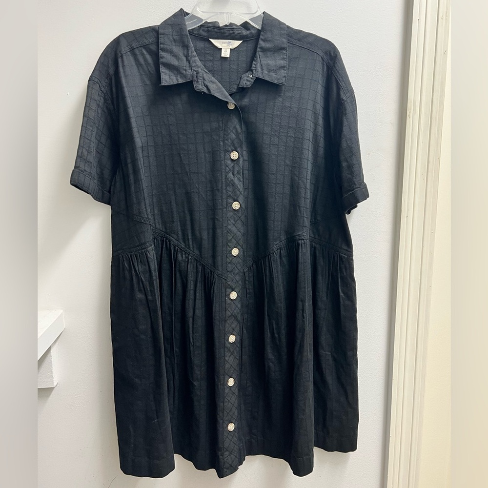 Terra & Sky plus size babydoll tunic dress 0X (14W)